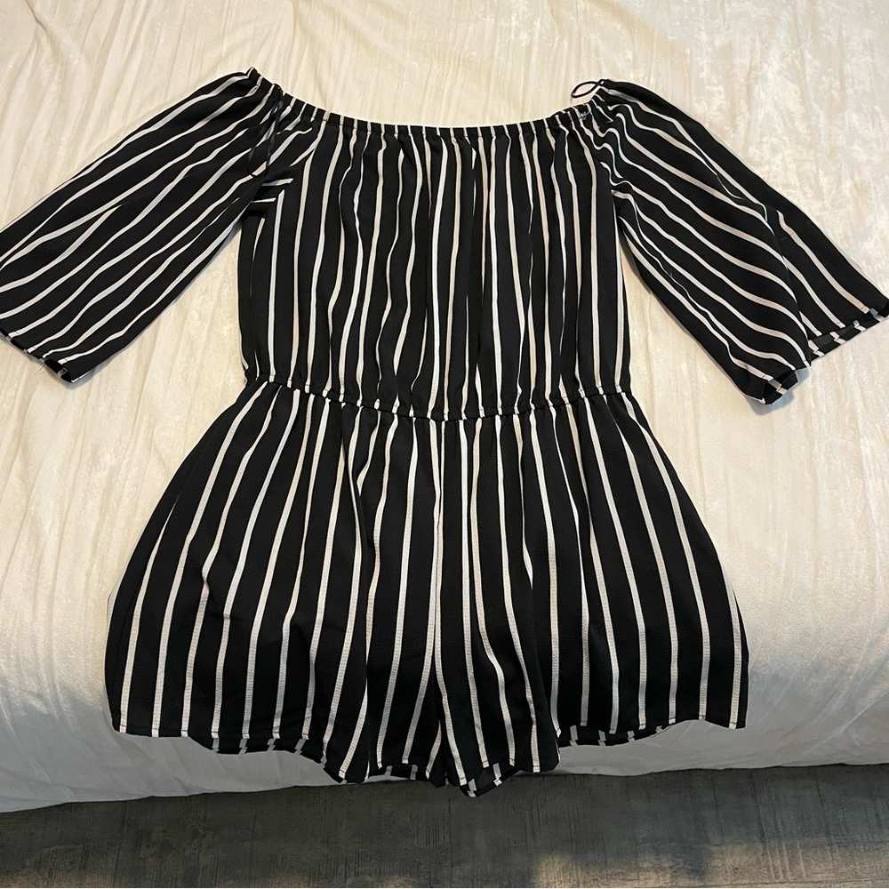 Off the shoulder romper